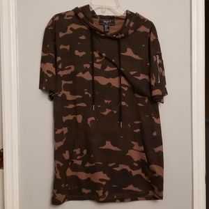 Camouflage Tee Shirt Hoodie